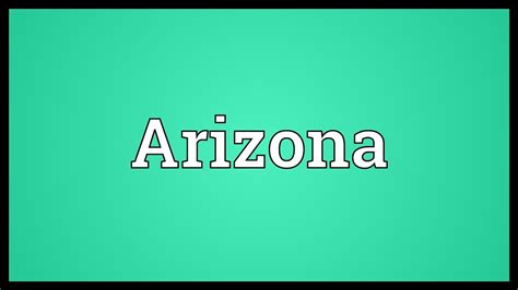 arizona state name|what does arizona mean.